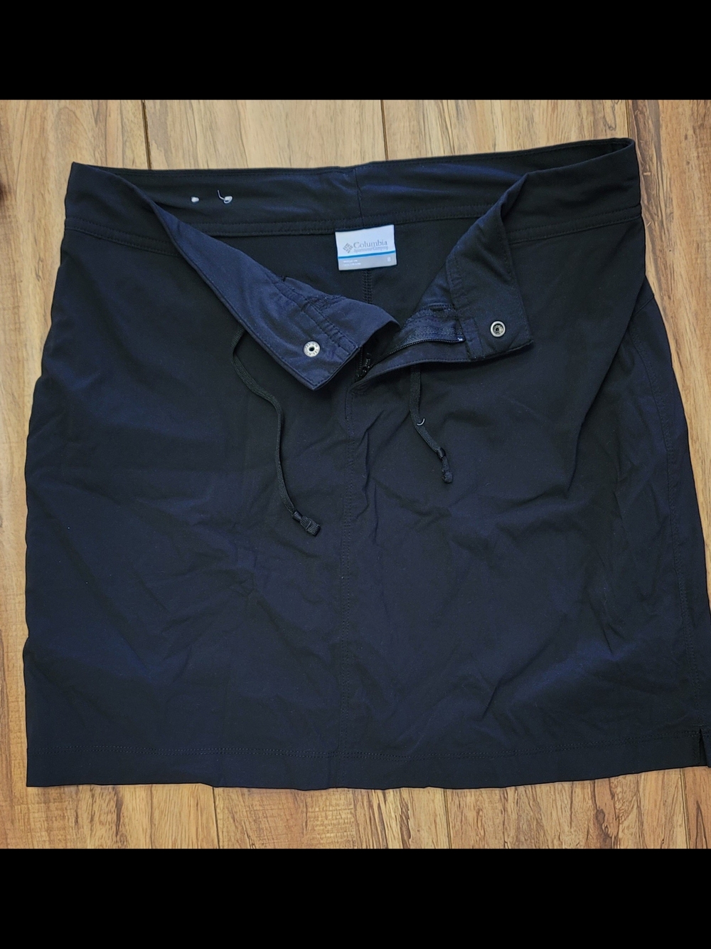Columbia Black Pull-On Skirt